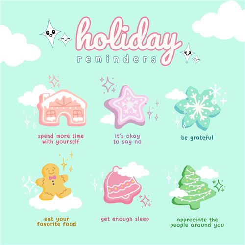 Holiday Reminders Self Care